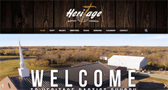 Desktop Screenshot of heritagebaptistchurch.cc