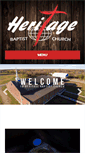 Mobile Screenshot of heritagebaptistchurch.cc